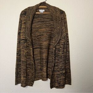 Methode Cardigan Sweater Brown & Black Vintage Size Large